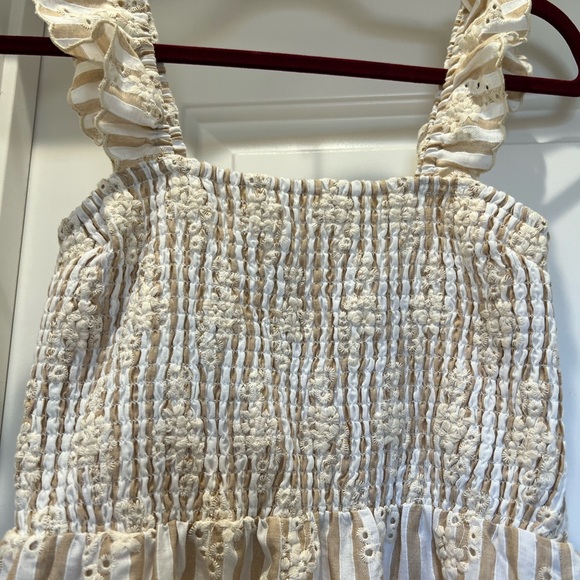 Maxi dress with smocked bodice - like new - Picture 4 of 15